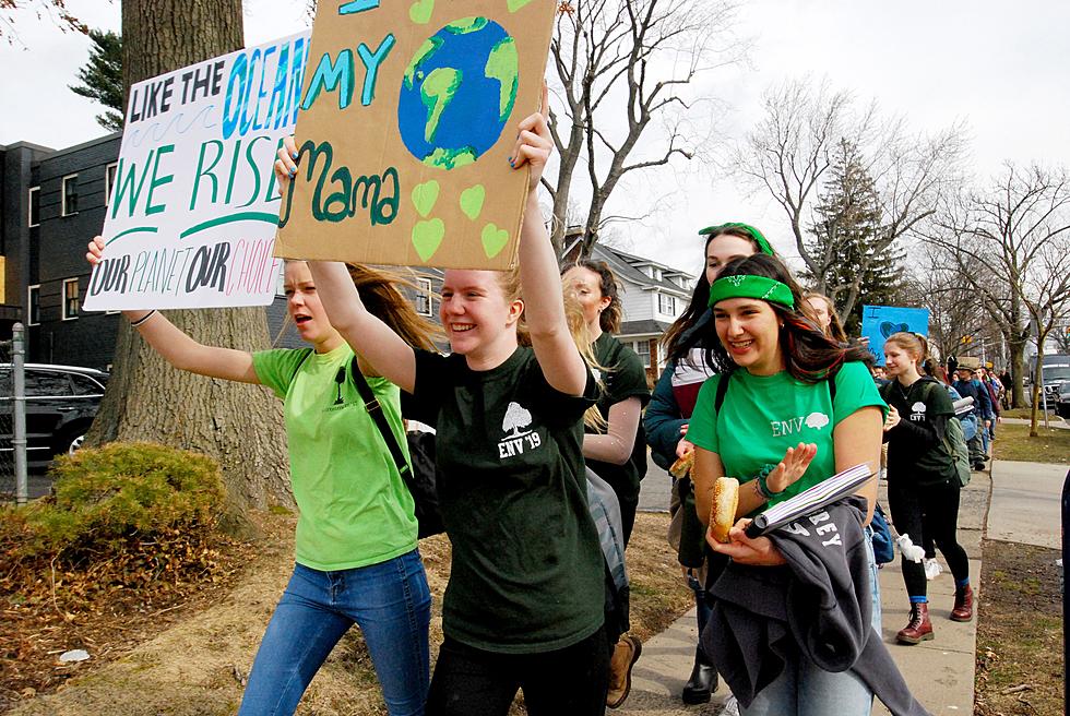 Montclair High Students rally against climate change