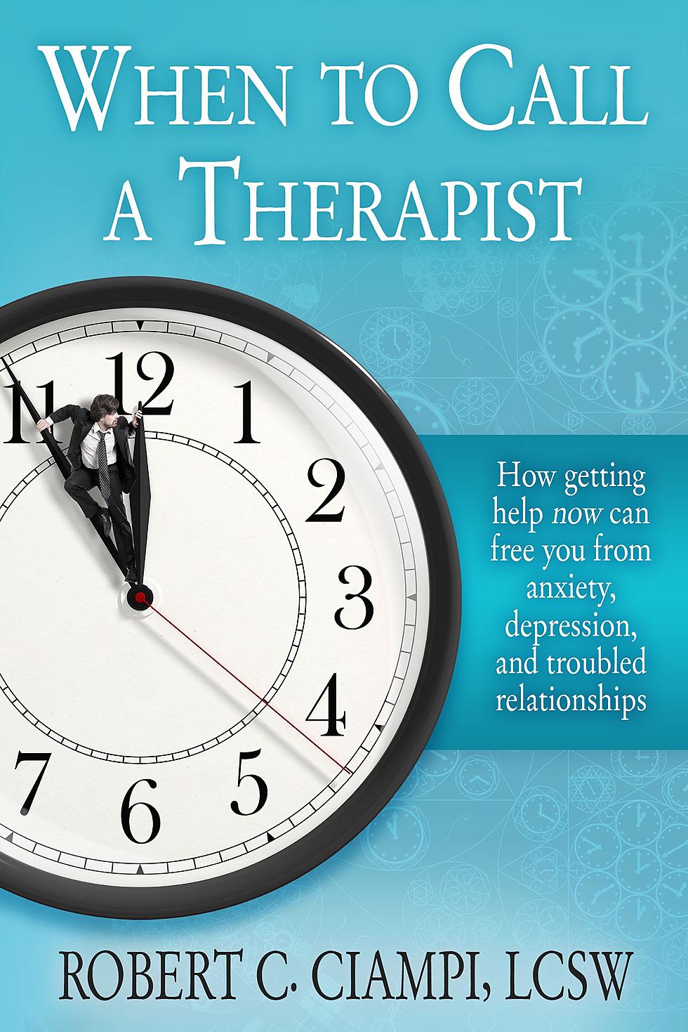 New book says see a therapist sooner, not later
