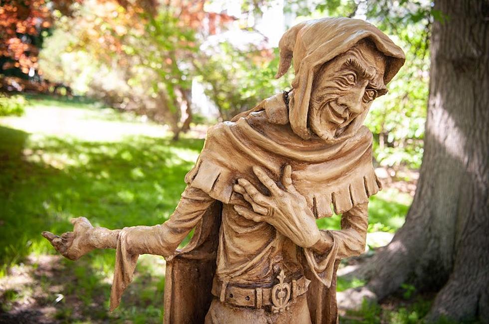 Statue casts a medieval spell