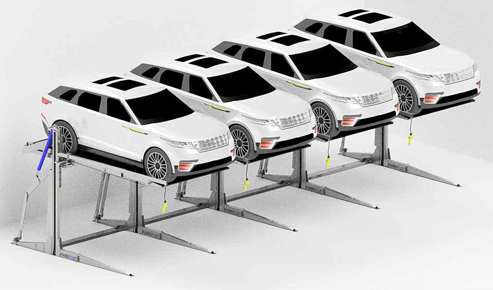 This might be Montclair’s first (operational) car stacking system