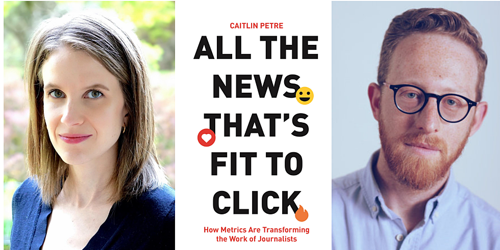 Caitlin Petre to speak about her new book on how metrics affect journalism