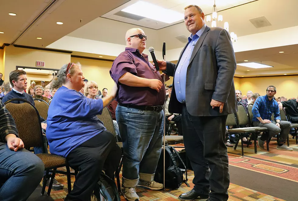 In rare town hall for Montana delegation, Tester answers concerns, talks legislation
