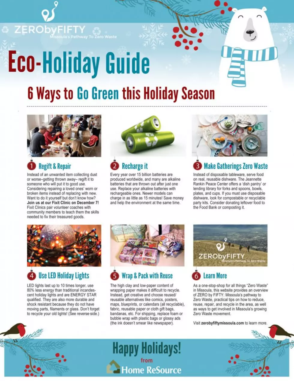 Sustainable Missoula: Six ways to go green this holiday season