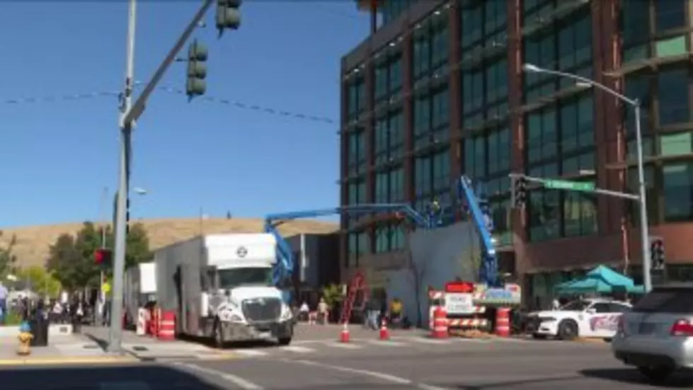 A Yellowstone set in downtown Missoula.