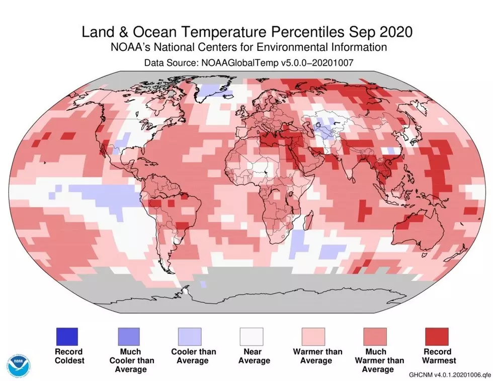 Federal meteorologists: Earth saw warmest September on record