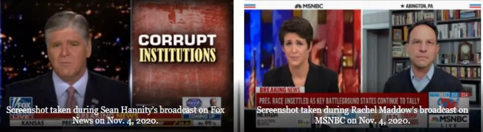 Fox News versus MSNBC: Two tales of the post-election mop-up