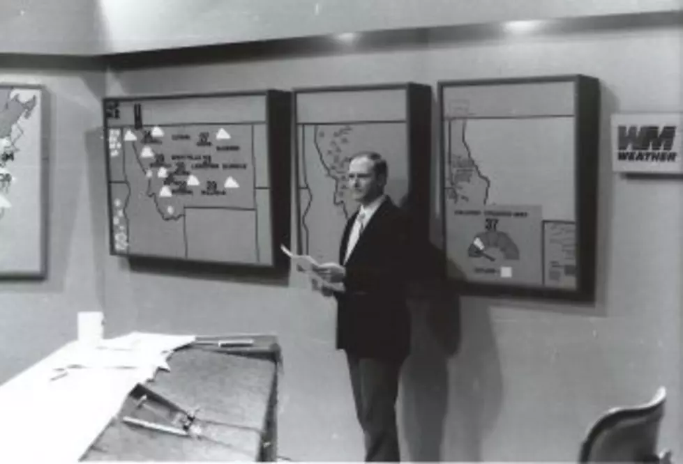 JIM HARMON AT MAGNTIC WX MAP, CIRCA 1987-89
