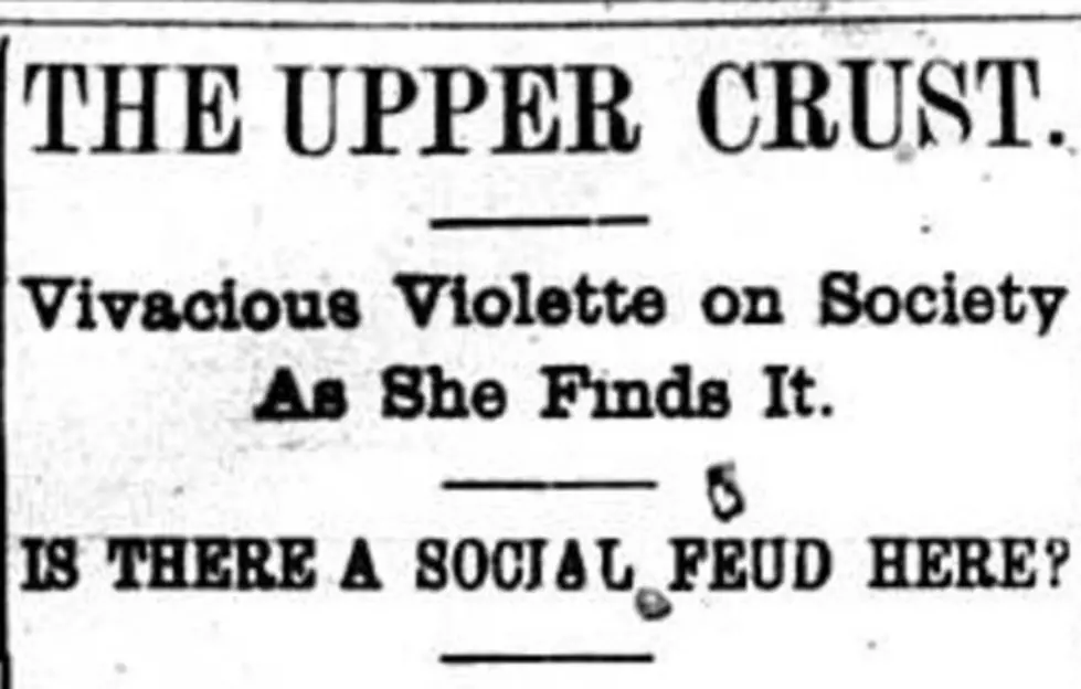 Columnist Violette Gleamer, 1894