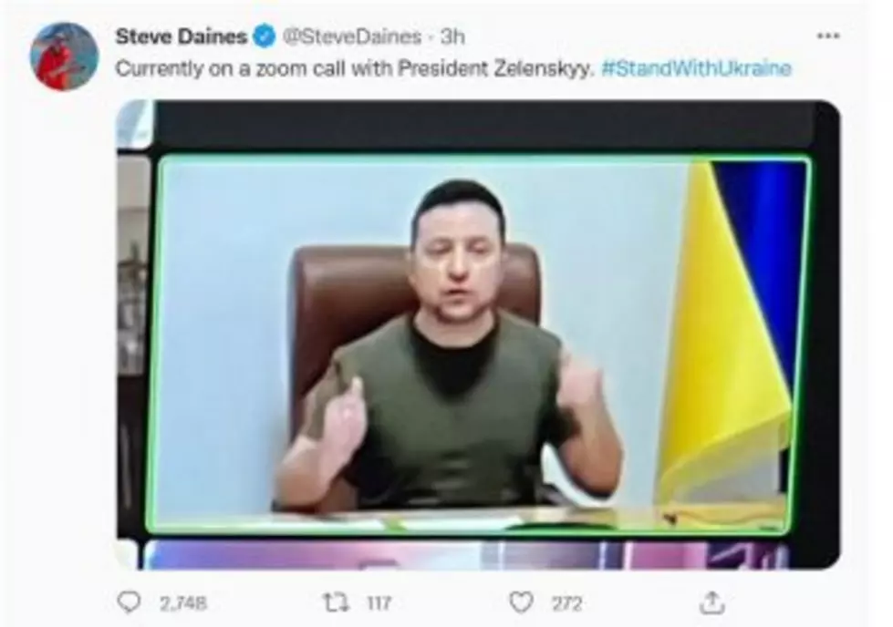 Daines taking heat for posting photo of Zelensky during video conference call
