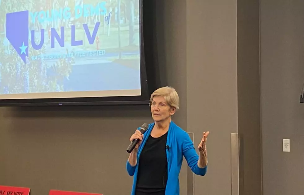At UNLV, Warren tells young voters ‘it’s going to come down to you’