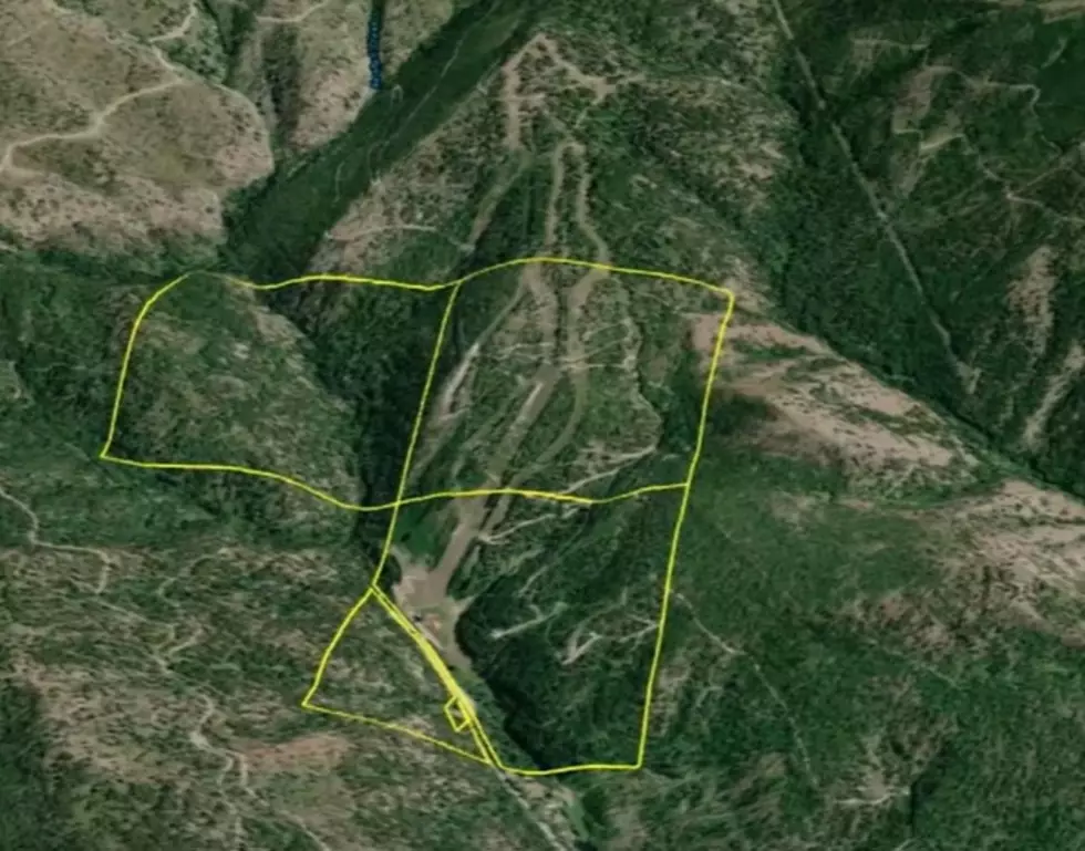 The three blocks of land that comprise the 480 acres eyed for public ownership on Marshall Mountain.