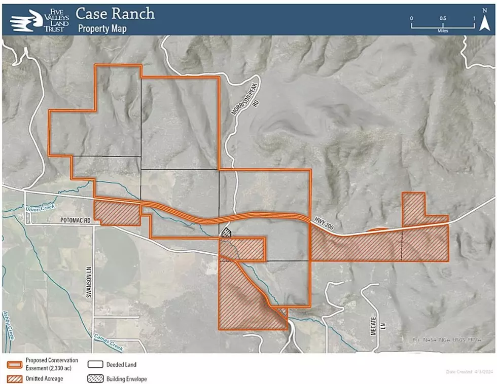The ranch location and boundary.