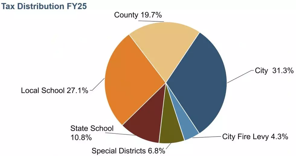 Tax Distribution in Missoula for Fiscal Year 2025.
