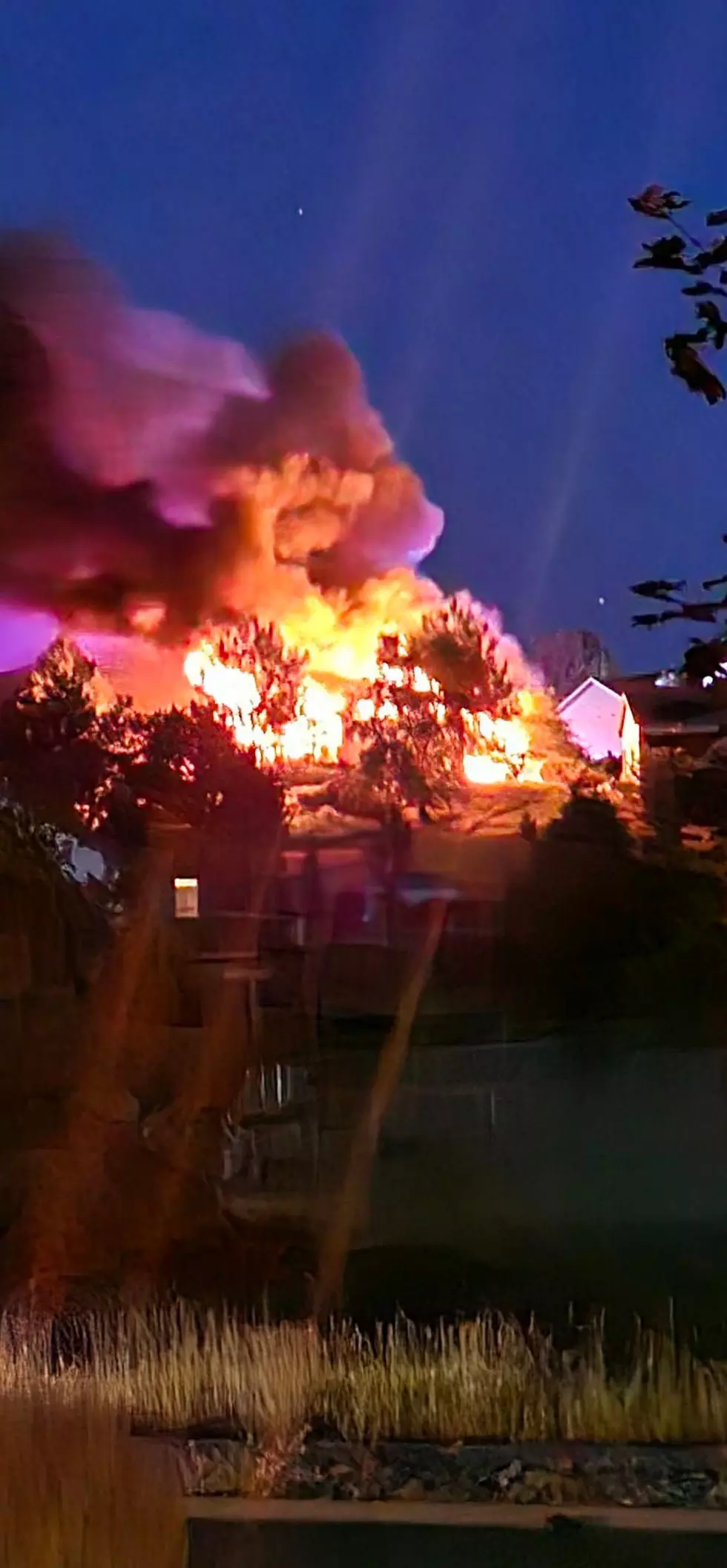 House fire. (Missoula Fire Department Facebook page)