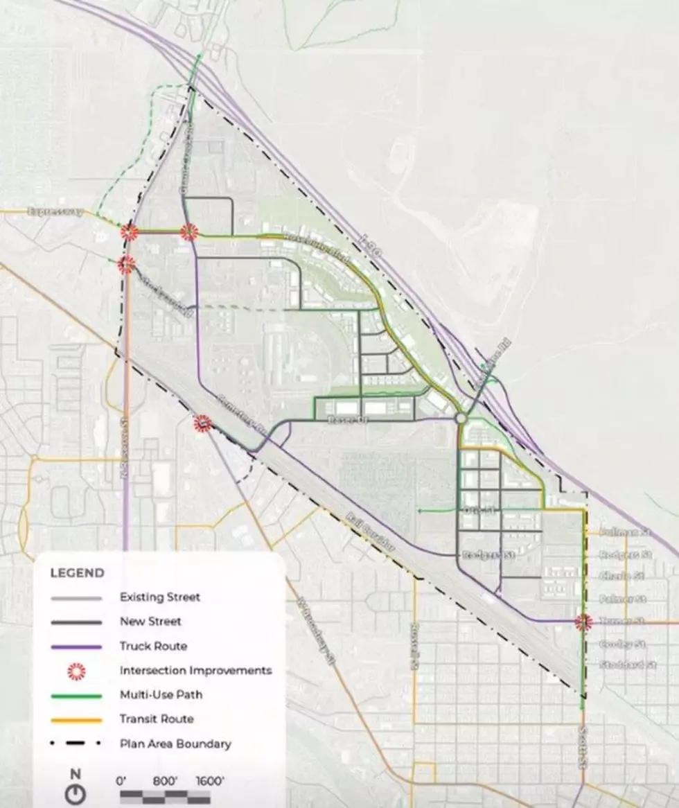 The transportation network as proposed.