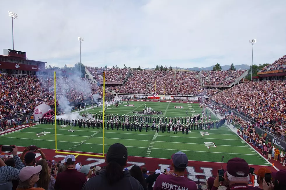 Griz fans at Homecoming game. (William Munoz/Missoula Current)