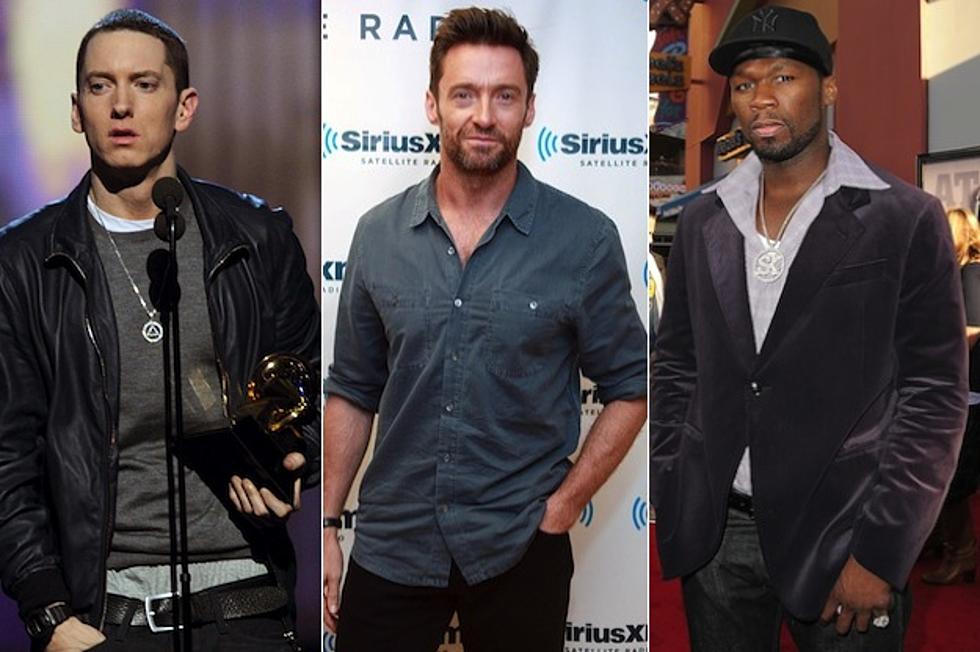 Hugh Jackman Reveals He Likes Eminem, 50 Cent and Other Hip-Hop Acts