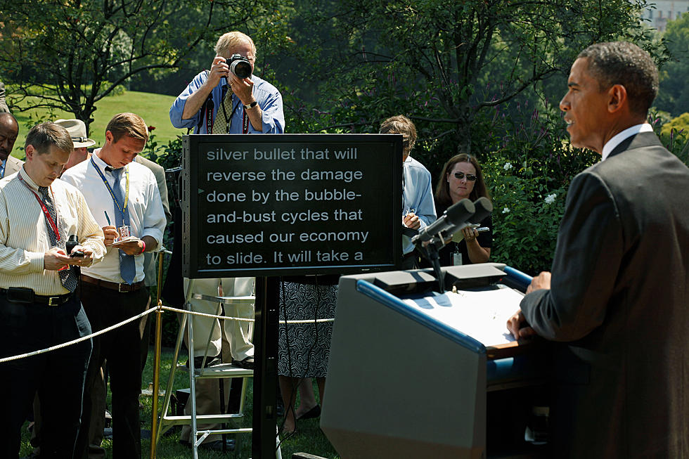 President Obama’s Teleprompter Stolen