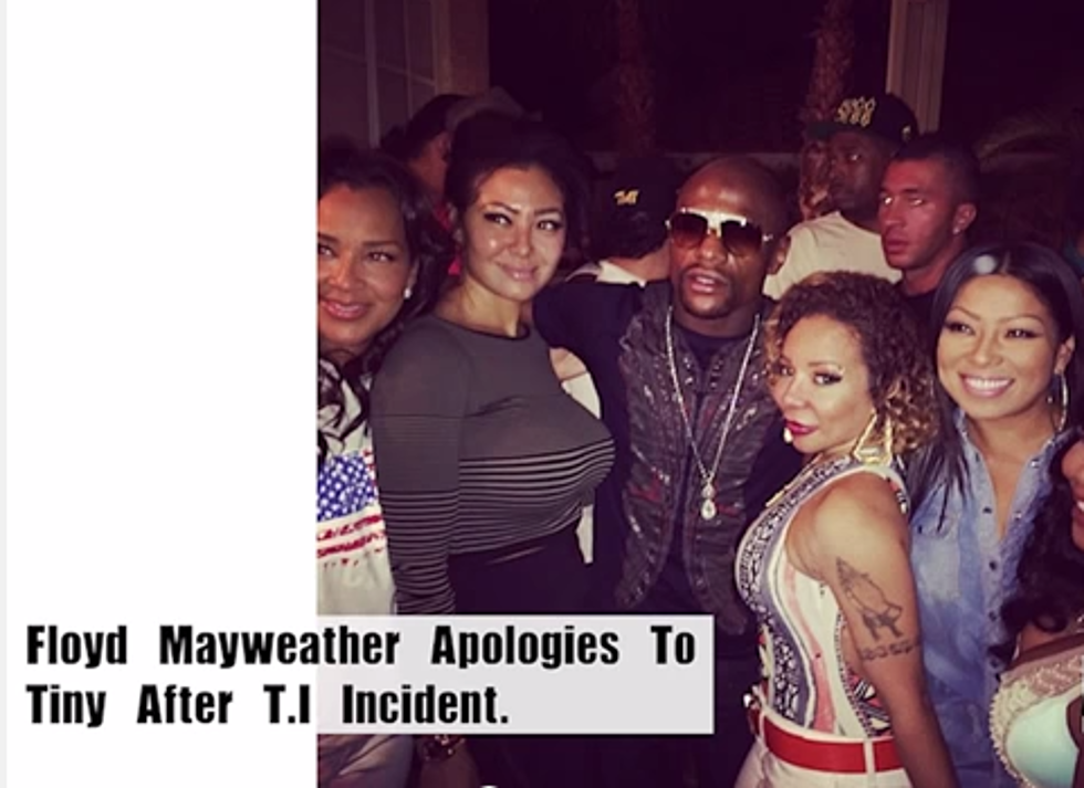 Floyd Mayweather Apologizes [AUDIO], TI Laughs Off The Fight, Tiny Deletes Instagram Post