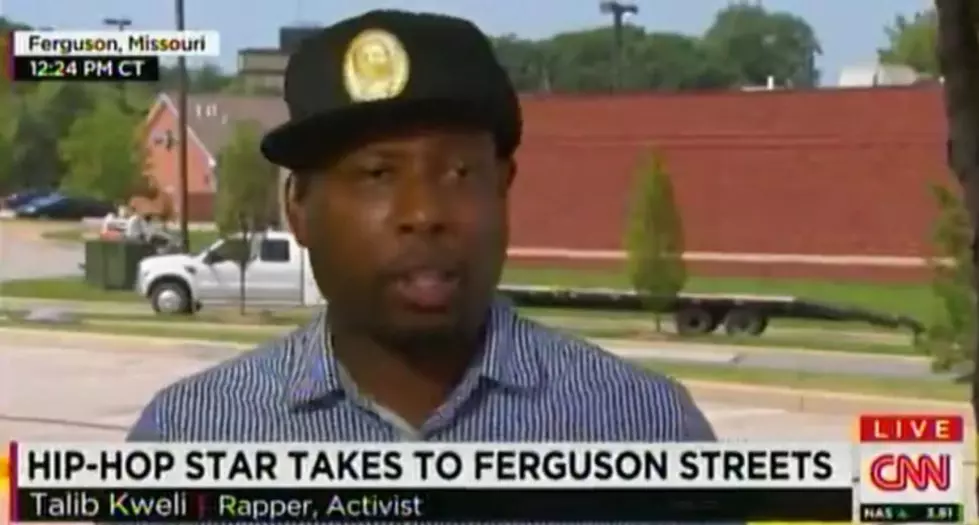 Talib Kweli Confronts CNN&#8217;s Reporting Of Ferguson Police Violence [Video]