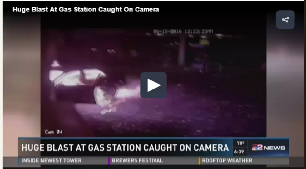 Car Exploding at Rochester Gas Station Caught on Camera