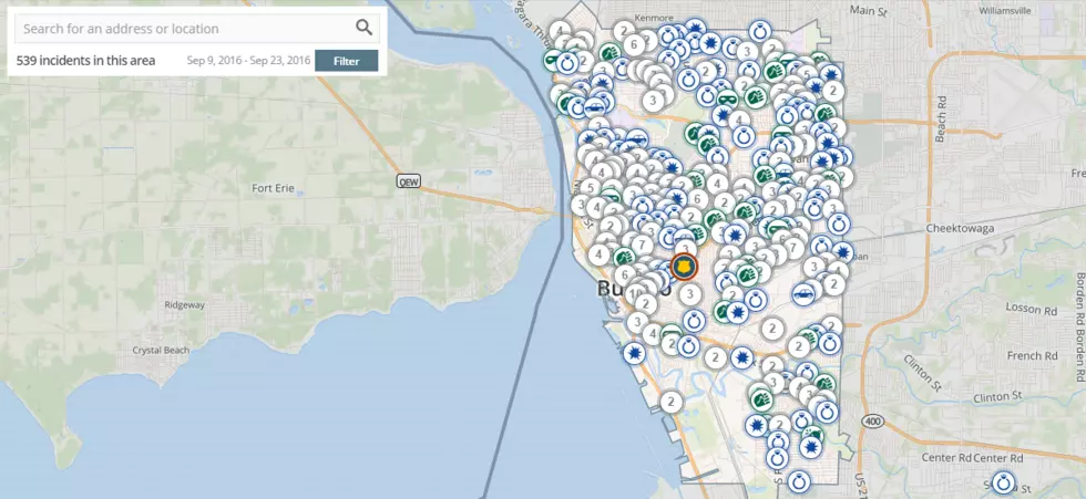 Buffalo Police Blotter &#8211; CrimeReports Map &#8211; How To Use!