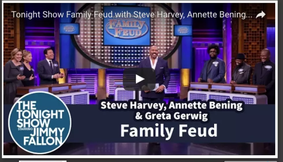Steve Harvey Hosts Family Feud on The Tonight Show w/ Jimmy Fallon &#038; Guests -vs- The Roots