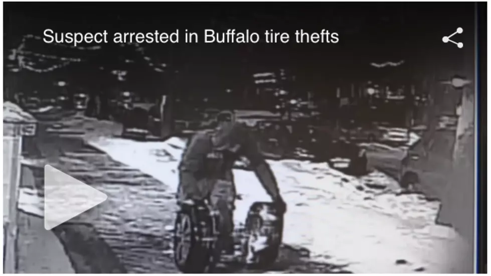Buffalo Tire Thief Caught On Camera: Arrested! [News Video]