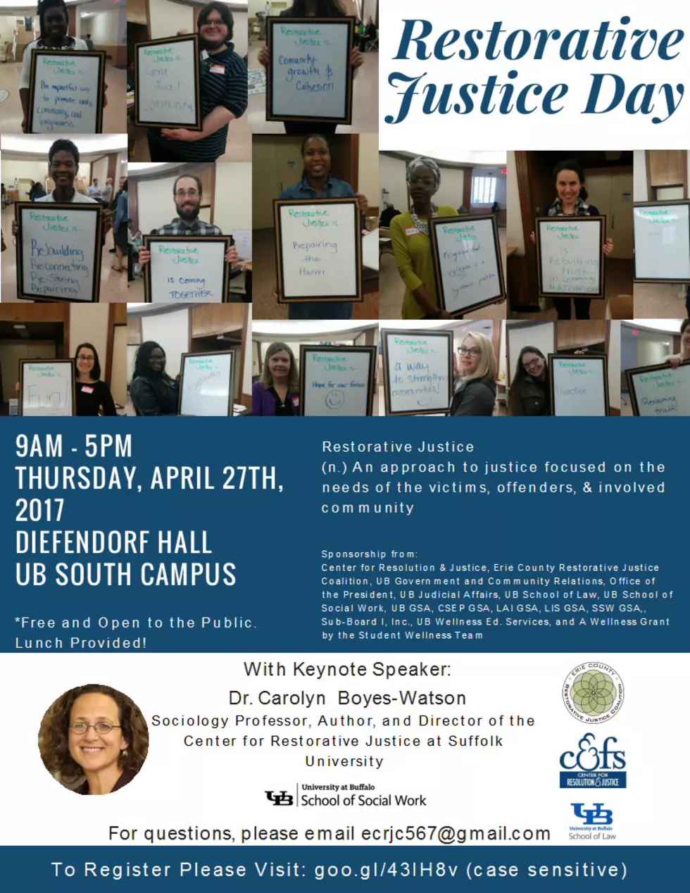 Community: Come Out for Restorative Justice Day on April 27