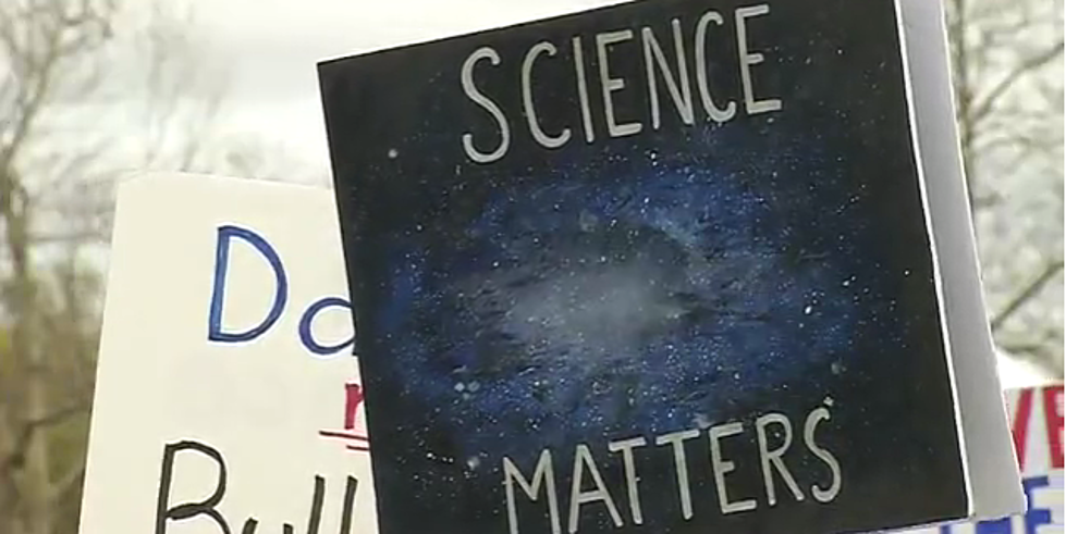 Buffalo Protest Sparked by Trump Proposed Budget Cuts to Science Related Programs