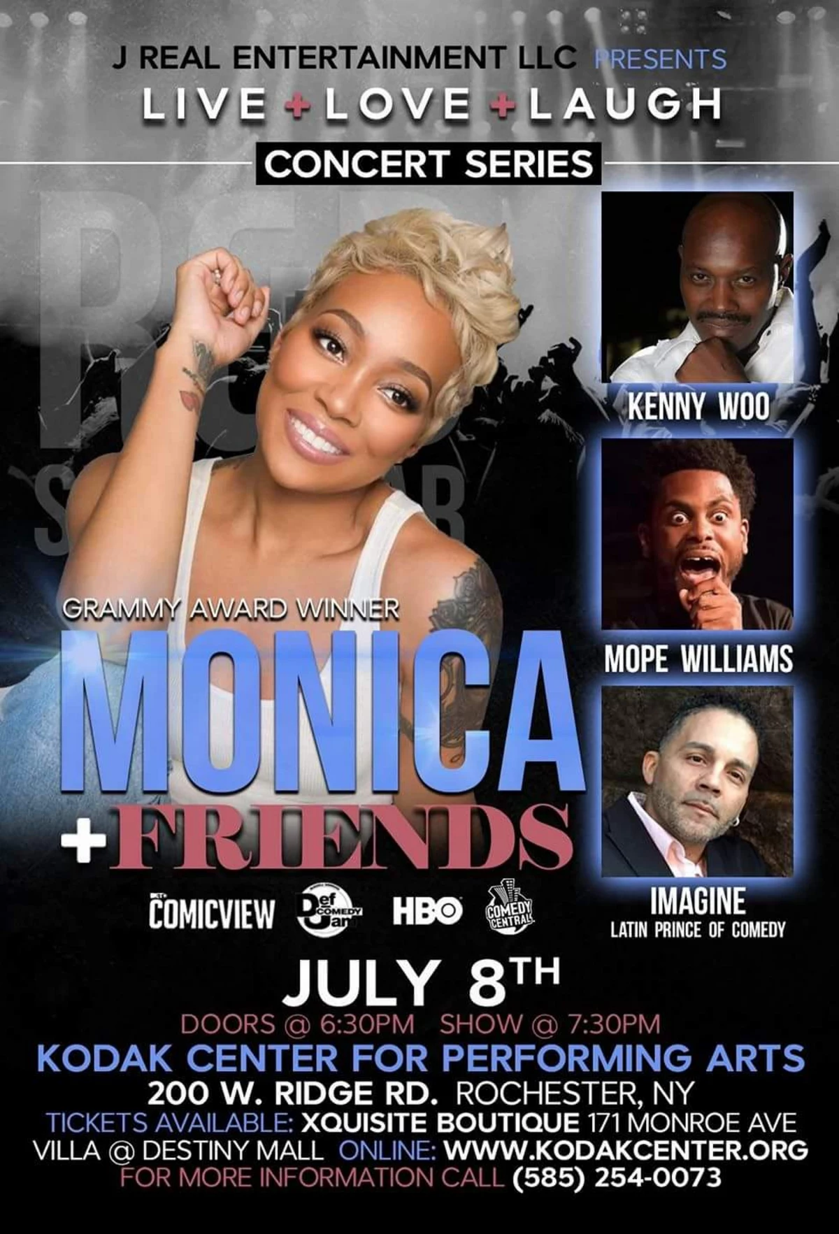 Monica and Friends Concert in Rochester