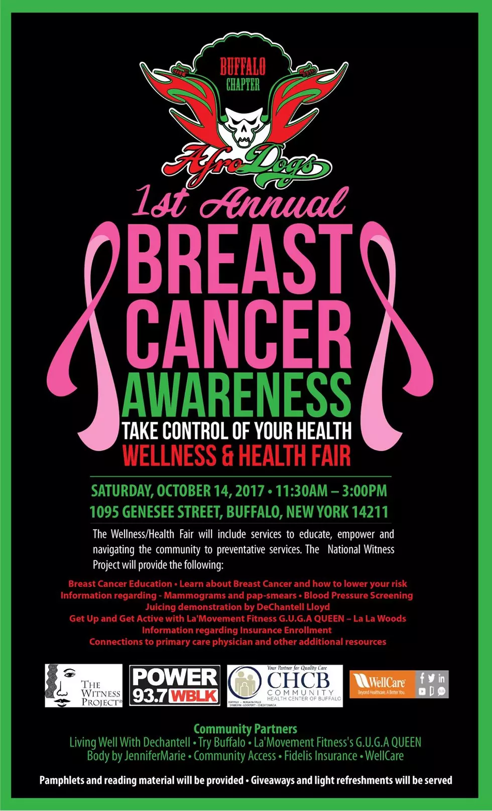 AfroDogs 1st Annual Breast Cancer Awareness Event