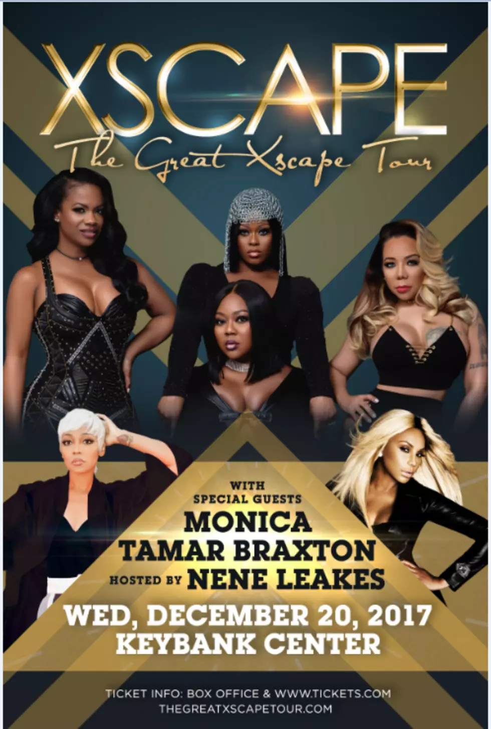 WBLK &#8216;ULTIMATE LADIES NIGHT OUT': featuring, &#8216;The Great Xscape Tour&#8217; w/ XSCAPE, MONICA, &#038; TAMAR BRAXTON&#8230;Hosted By NENE LEAKES