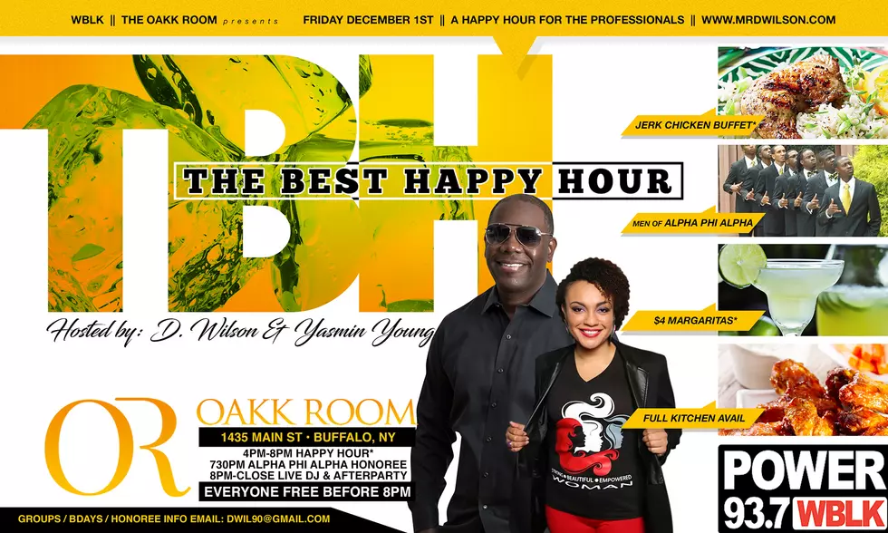 Join Us for The Best Happy Hour, this Friday December 1st