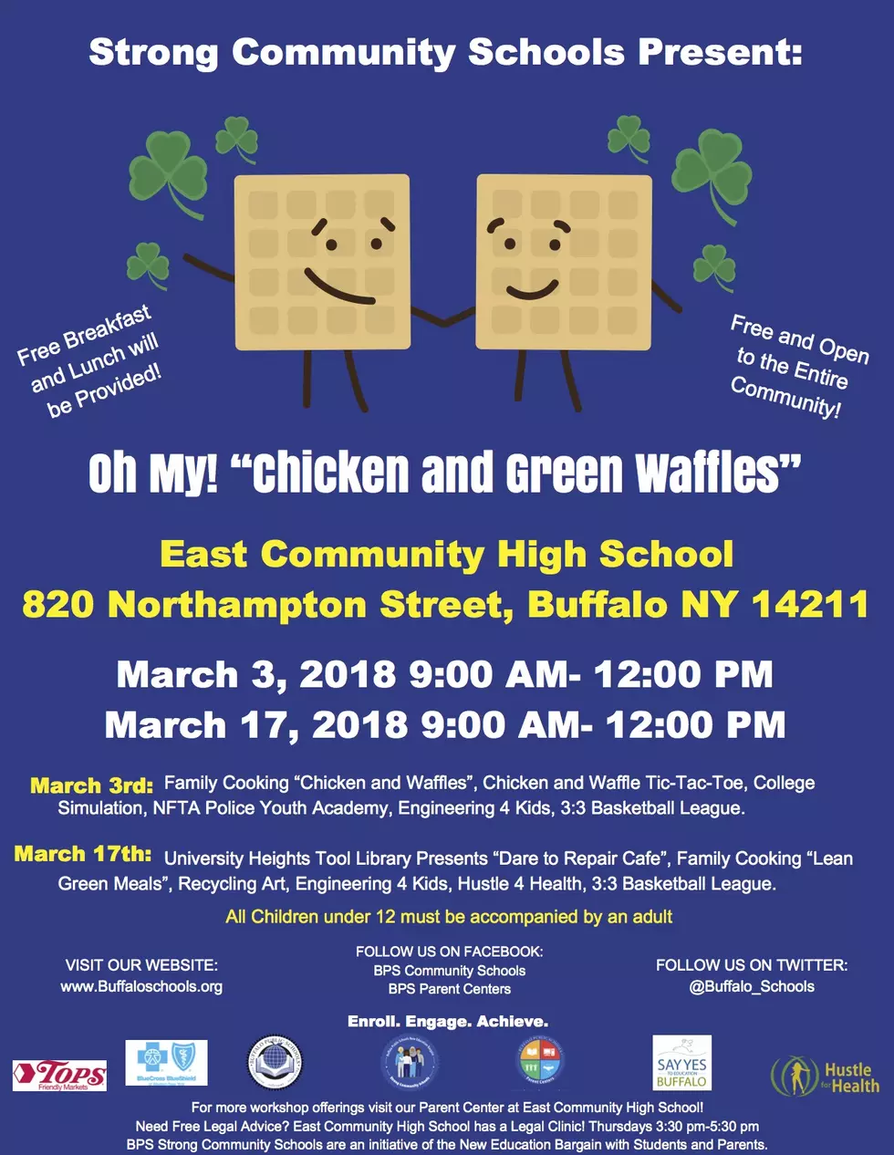 Strong Community Schools Present &#8220;Oh My Chicken and Green Waffles&#8221;