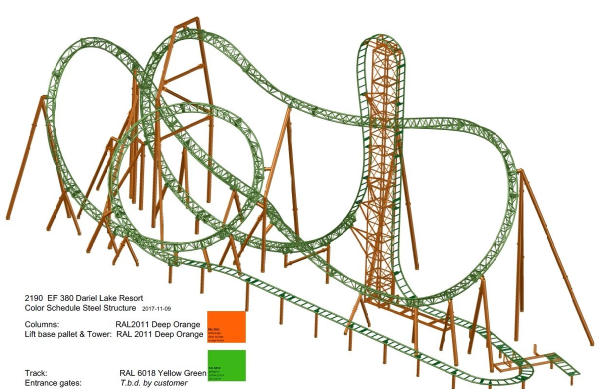 Darien Lake sets debut date for new roller coaster