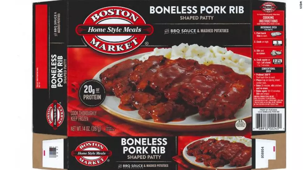 A Recall On 86 Tons Of Boston Market Frozen Meals Is In Effect After Complaints Of Glass And Plastic