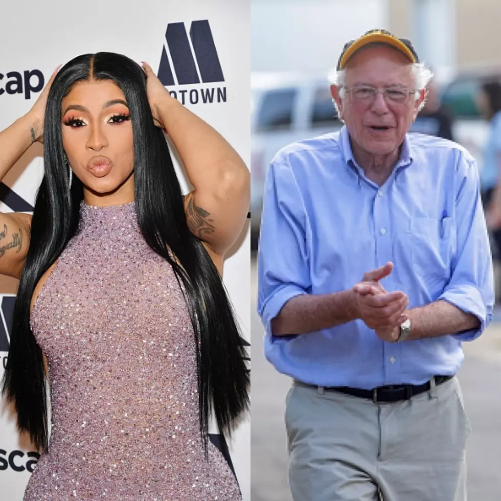 Cardi B Teams Up With Bernie Sanders to Shoot Campaign Video