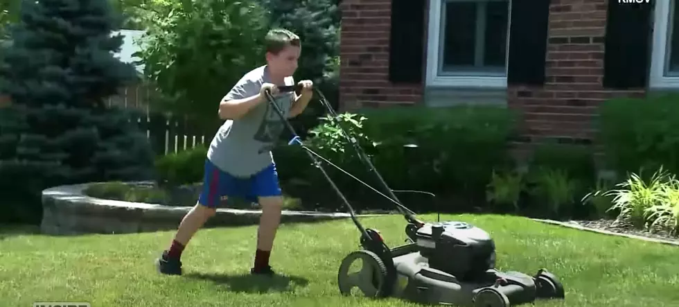 11 Yr-Old Mows Lawns to Raise Money for Black Lives Matter