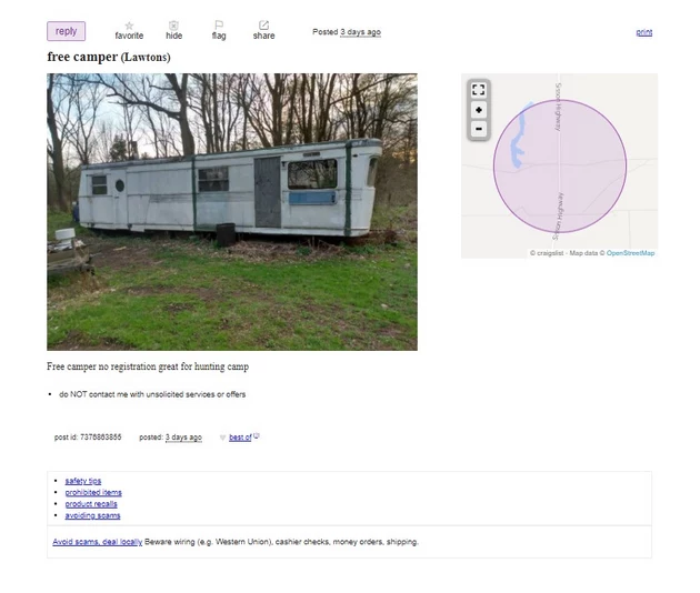 4 Horrible Things You Can Get for Free on Craigslist Buffalo