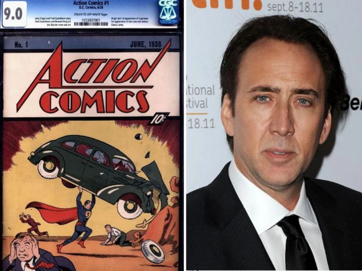 Action Comics #1 once owned by Nicolas Cage