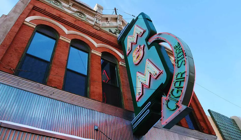 The M&M Sign which survived the fire, it is in storage currently