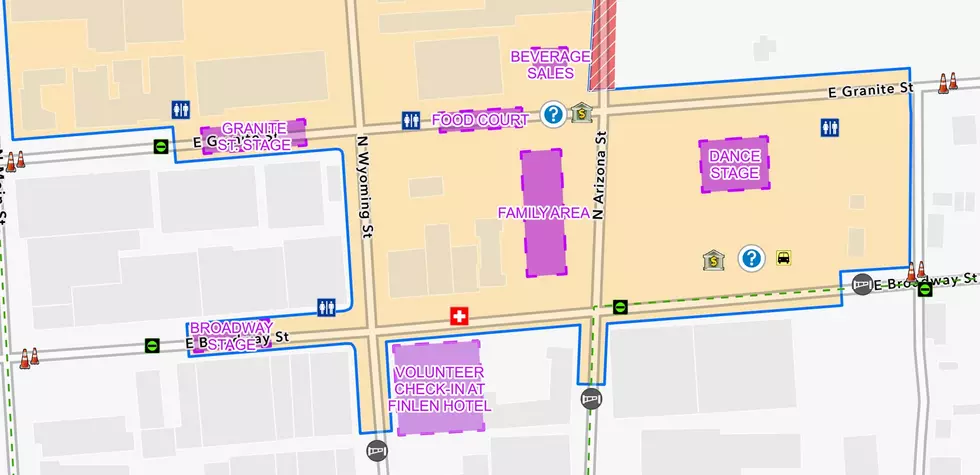 Broadway and Granite closures.