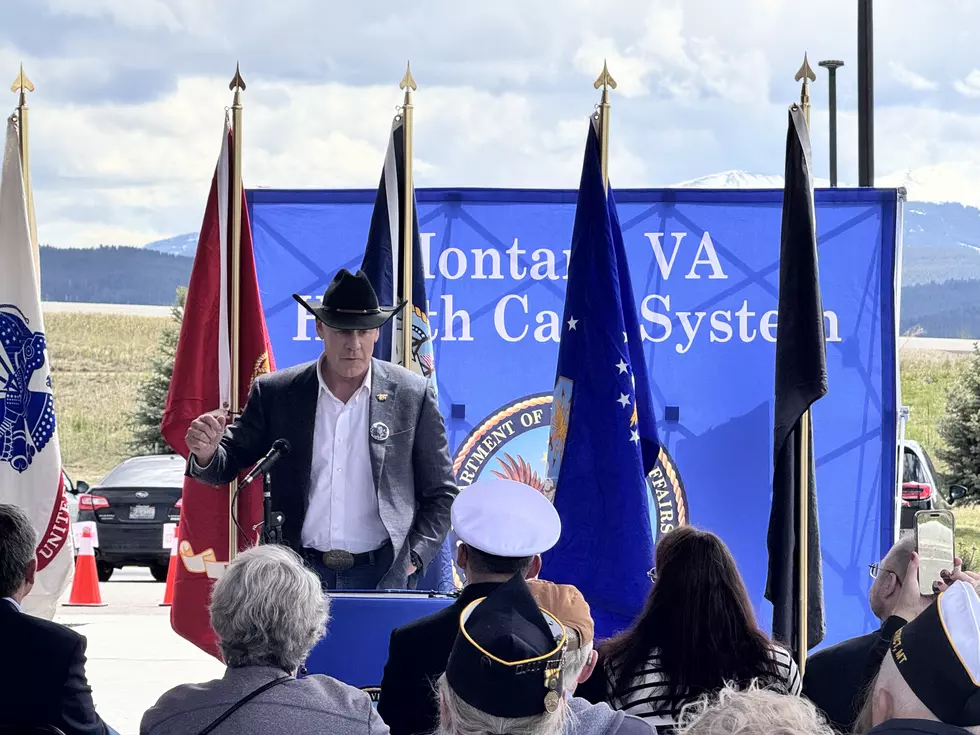 Representative Ryan Zinke at Friday's ceremony. Photo: Tommy O/Townsquare Media