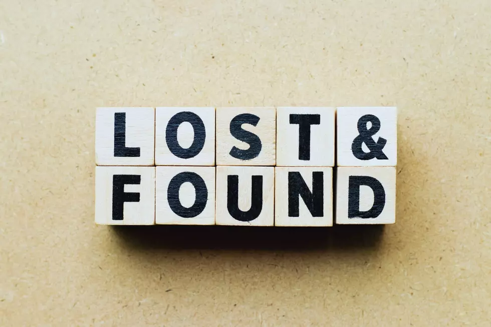 wood blocks spelling out "lost & found"