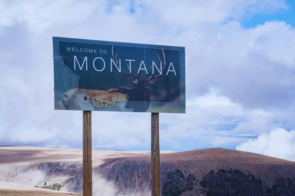 A Welcome To Montana sign