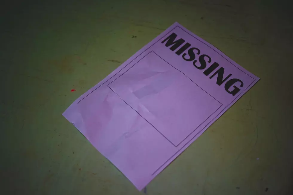 a poster with the words "missing" at the top
