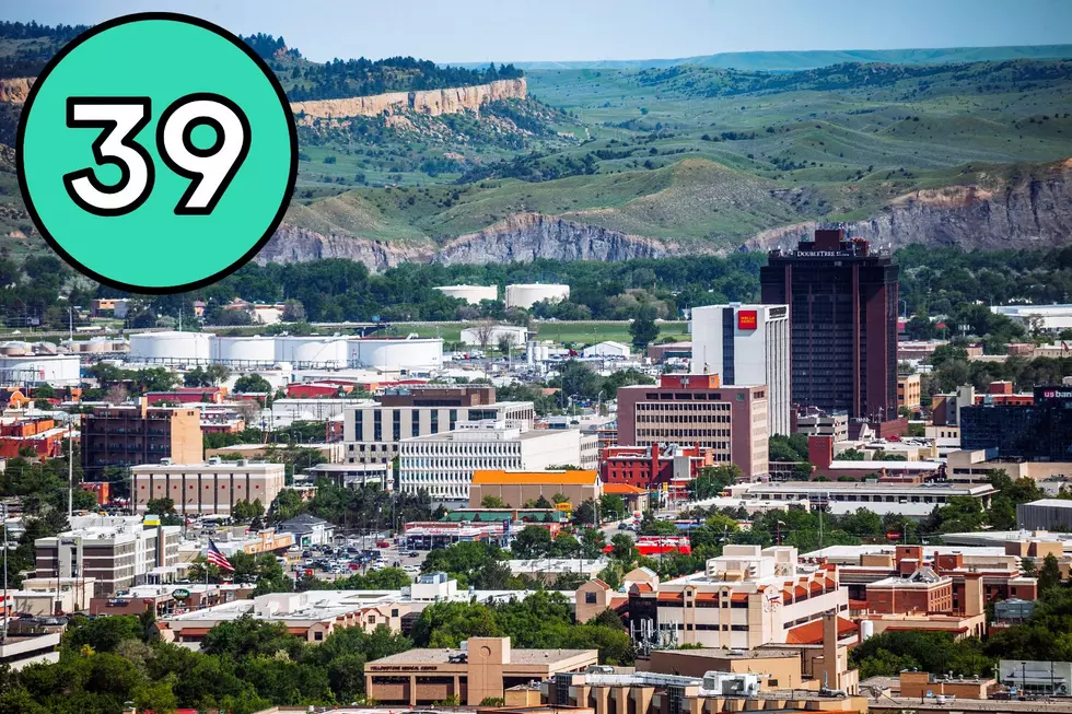 a city view of Billings, MT with a graphic of the number 39 over the top