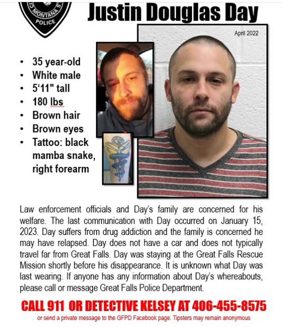 Great Falls Police Issue Missing Person alert.  Who Is He?