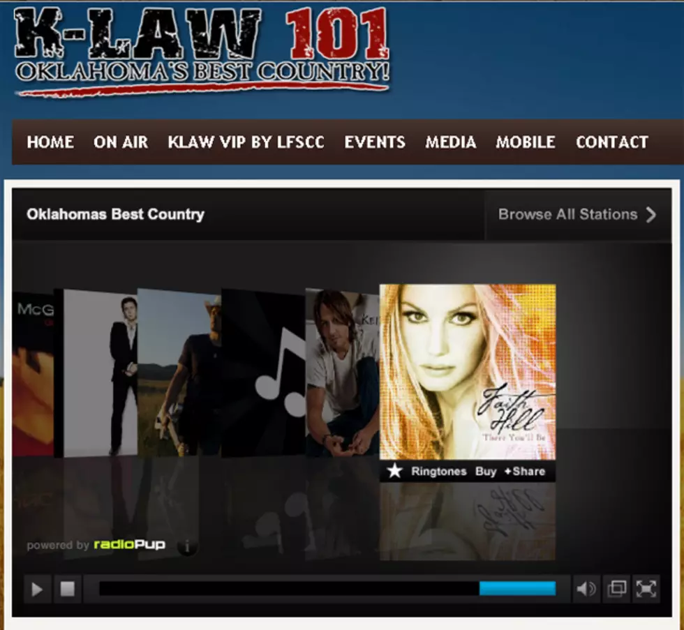 Listen to KLAW 101 Online &#8211; Check Out Our New Streaming Player and Playlist Pages
